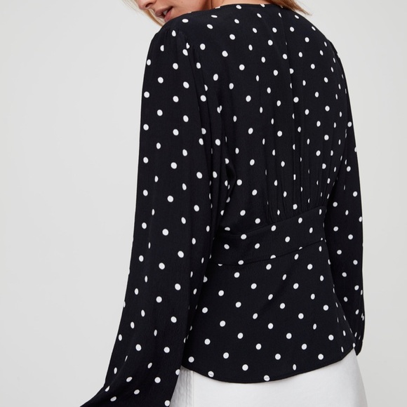 SOLD // Aritzia Wilfred New Prairie Blouse - Picture 3 of 8